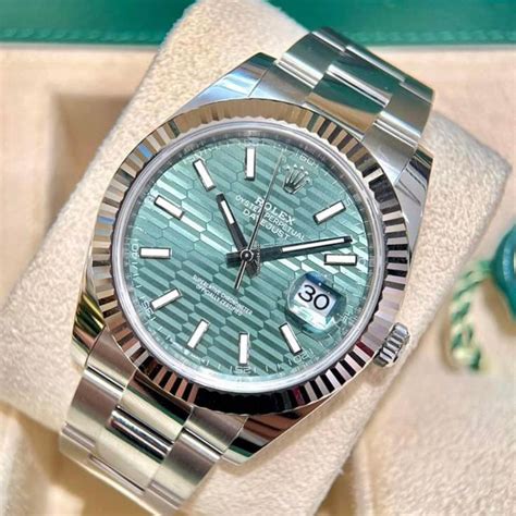 green motif datejust 41